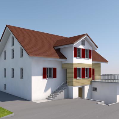 Landhaus Risch Renderansicht